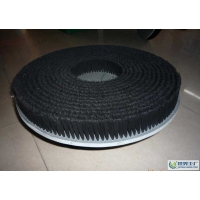 PVC板圆盘毛刷磨料圆盘刷工业毛刷洗地机圆盘毛刷
